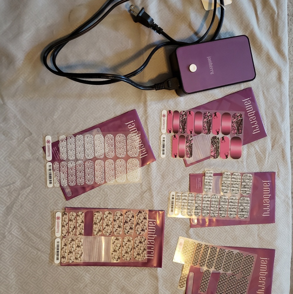Jamberry nail lot with heater